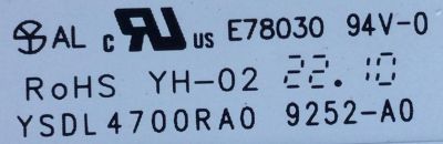 KIT DE LEDS PARA TV JVC (3 PZ) / NUMERO DE PARTE 4708K43WDD-A1117N01 / K430WDD1 A1 / 113X08-430D1021 / TD-220331-3220B833 / TSDL4700RA0 / PANEL 43FSATC-224H4099-01483E / MODELO SI43FRF - Imagen 4